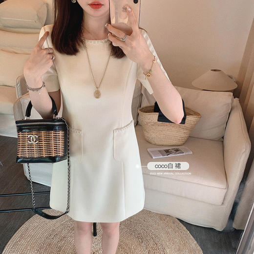 金蘑菇菇【coco crush黑金醋酸小香】编织名媛时尚显瘦套装 商品图7