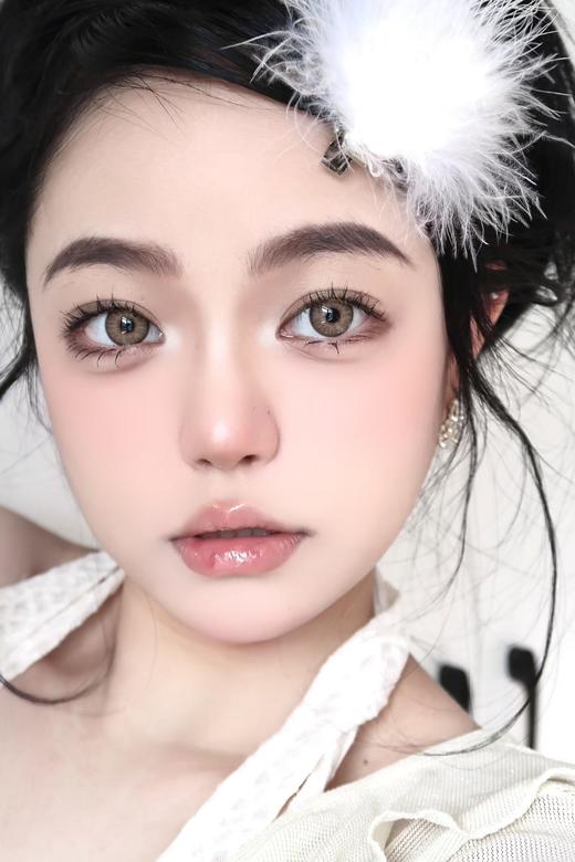 【月抛】印尼棕 summerbaby  | 大直径14.5mm 着色14.1mm 有挡瞳可能 介意慎拍 商品图9