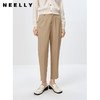 NEELLY纳俪商场同款2023春季新款西装裤女显瘦直筒哈伦裤时尚N23021H01071 商品缩略图0