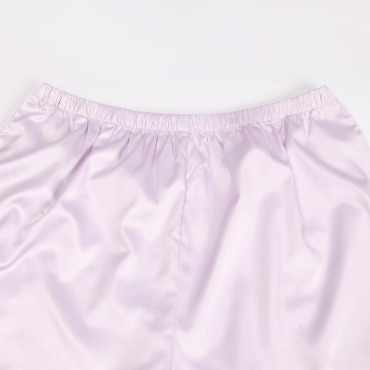 都市丽人哑光弹力色丁薄短袖家居服睡衣新年本命年红品LH30A5 商品图10