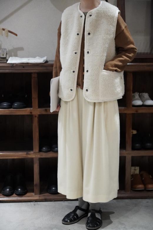 Atelier d'antan焦糖色阔腿裤 商品图2