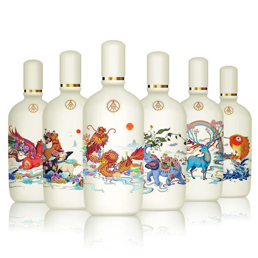 【整箱购】52度五粮液 纳福鸿运礼盒装 500ml*6 商品图1