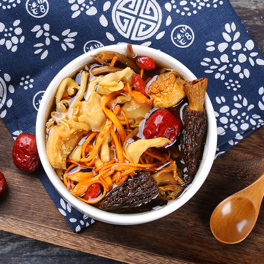 【产地直发！云南特产菌汤包】七彩菌汤包，野生菌菇菌子多种菌料包，干货煲汤食材，干货食用姬松茸竹荪茶树菇羊肚菌鸡油菌虫草花枸杞红枣夏日中式好物健康 商品图1