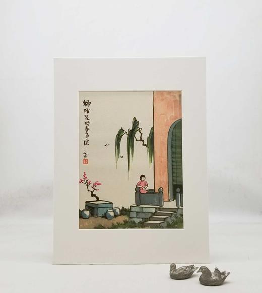 《精品复制艺术画 风景如画》 ，8开，盒装12张宣纸复制卡纸装，丰子恺 绘，浙江人民美术出版社2017年版，定价600，售价300元 商品图11
