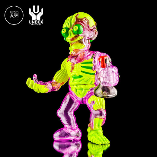 现货 Unbox Little Horrors系列 隐形人 疯狂科学家版 商品图4