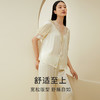金三塔真丝睡衣蕾丝相拼睡衣100%桑蚕丝时尚家居服套装女春夏  YSFDA207 商品缩略图2
