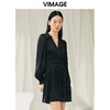 VIMAGE纬漫纪春季新款收腰修身气质显瘦连衣裙V1907549 商品缩略图2