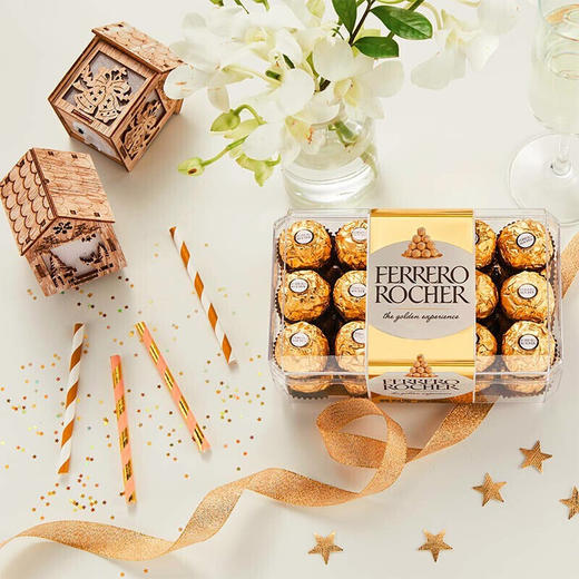 费列罗榛果威化巧克力30颗装375g/041161 体会香脆的口感纯可可脂 商品图1