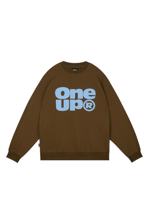 oneup基础印花圆领卫衣 商品图5