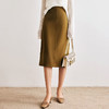 OLrain欧芮儿法式卡其色半身裙女早春2023新款高腰显瘦直筒铅笔裙 商品缩略图0