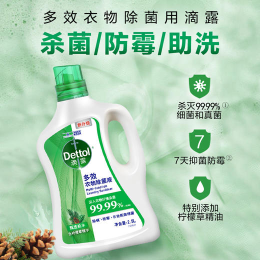 【滴露】洗衣专用除菌液2.5L 长效抑菌清香多效衣物 商品图0