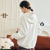 OLrain欧芮儿法式白色连帽卫衣女早春2023年新款宽松慵懒印花上衣 商品缩略图2