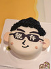 靓仔手绘头像蛋糕 商品缩略图1