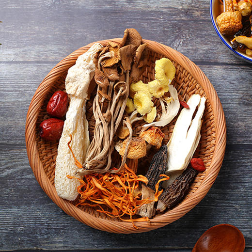 【产地直发！云南特产菌汤包】七彩菌汤包，野生菌菇菌子多种菌料包，干货煲汤食材，干货食用姬松茸竹荪茶树菇羊肚菌鸡油菌虫草花枸杞红枣夏日中式好物健康 商品图2