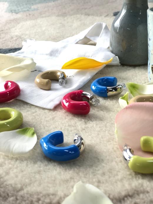  jue版珐琅釉 耳环，现货 商品图0