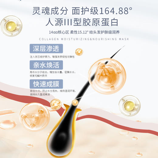达霏欣胶原蛋白润养发膜 【享洗发水75ML】 商品图2