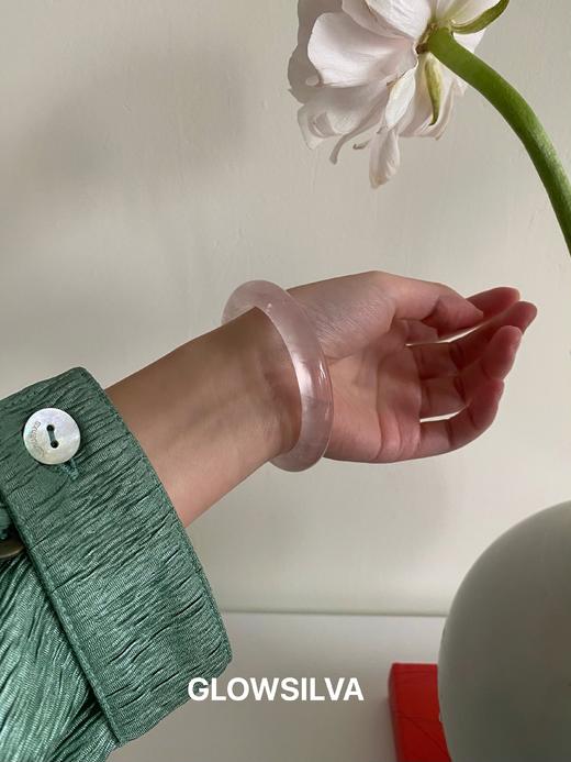 【有赞限量】莫桑比克冰透粉晶手镯 商品图1