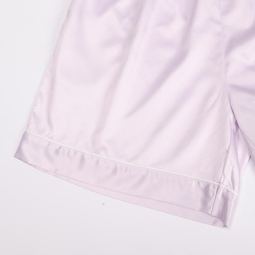 都市丽人哑光弹力色丁薄短袖家居服睡衣新年本命年红品LH30A5 商品图11