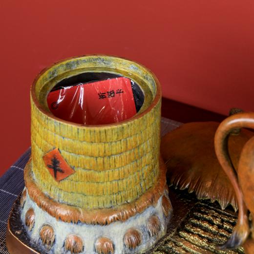 牛 大麦丰收 铜摆件 商品图3