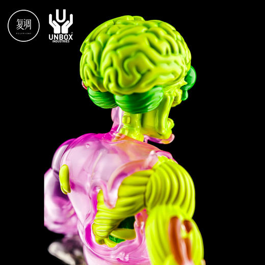 现货 Unbox Little Horrors系列 隐形人 疯狂科学家版 商品图2