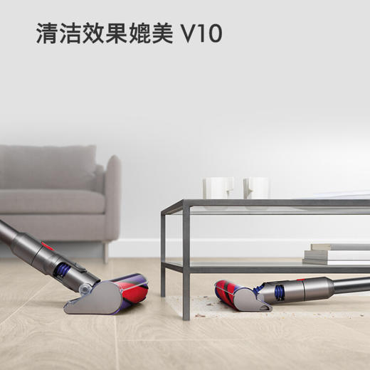 戴森(Dyson)V10 Digital Slim Fluffy无绳吸尘器（新一代铁镍色）手持无线 除螨 宠物 家庭适用 商品图7