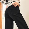 OLrain欧芮儿法式黑色牛仔裤女早春2023年新款高腰显瘦小脚萝卜裤 商品缩略图2