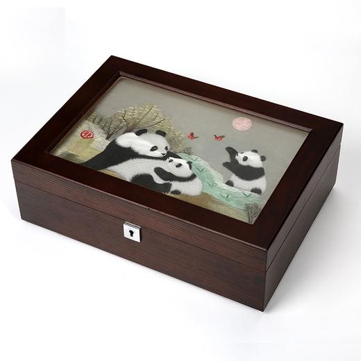 艷 湘绣  老榆木首饰盒/珠宝盒 商品图8