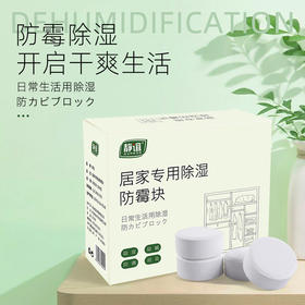 买就送除shi盒！『干爽不潮湿，告别回南天』居家专用除shi防霉块 12片装家用干燥防潮衣柜除shi片防霉除臭干燥剂