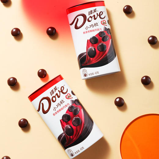 【超市】德芙罐装小巧粒香浓黑巧 商品图0