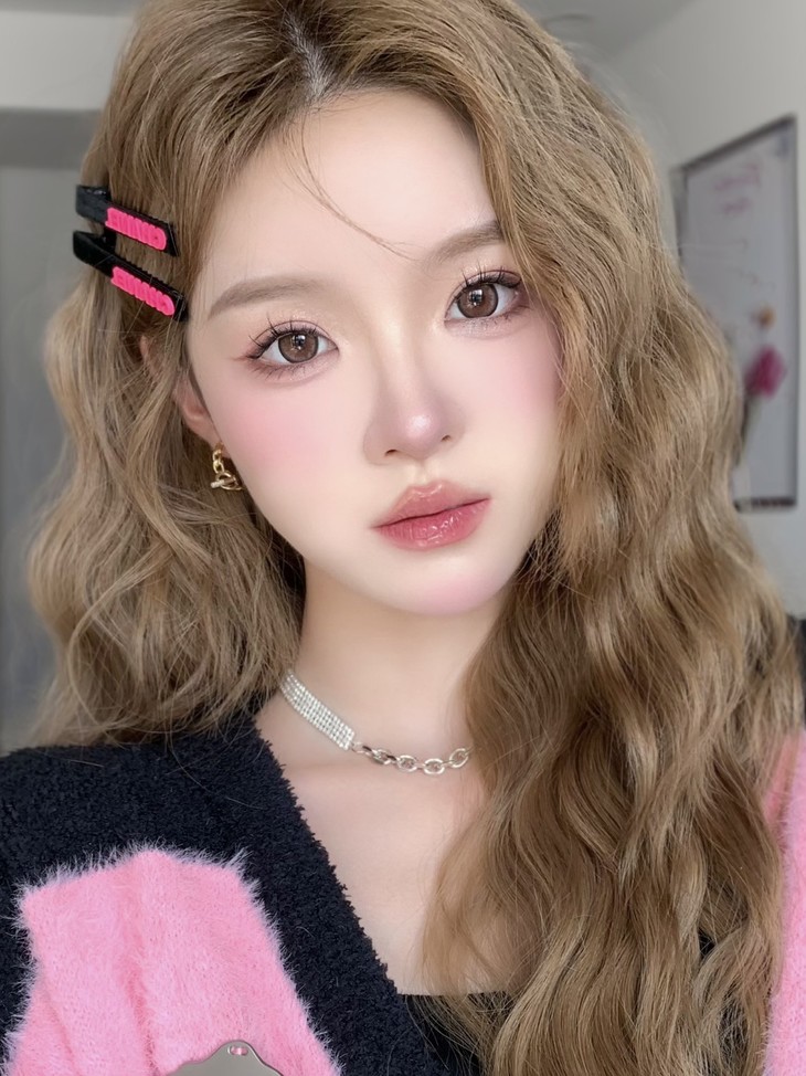 DORAGINA美瞳 年抛隐形眼镜 三文鱼14.5mm 1副/2片 左右度数可不同-VVCON美瞳商城13