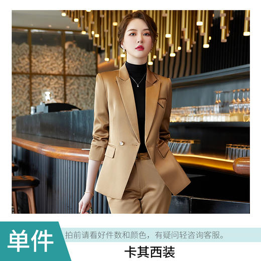 XZ-2228 正装女气质女神范大学生上班工作服春秋套装职业时尚西服西装韩版 商品图7