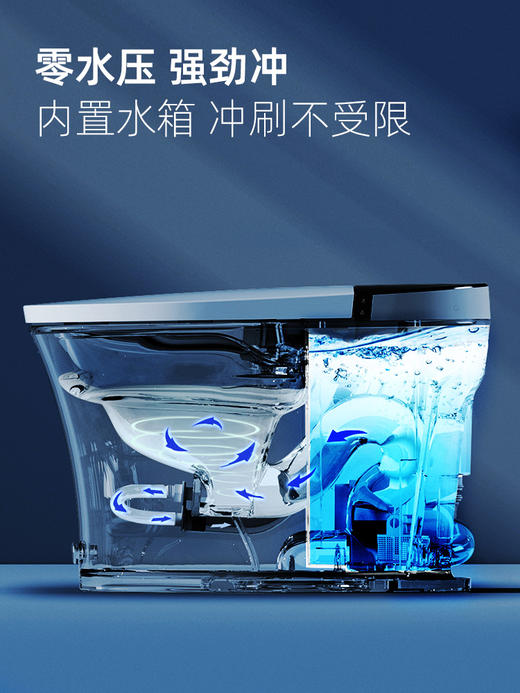 惠达官方ET66智能马桶全自动翻盖翻坐圈加热一体式防溅抗菌零水压 商品图2