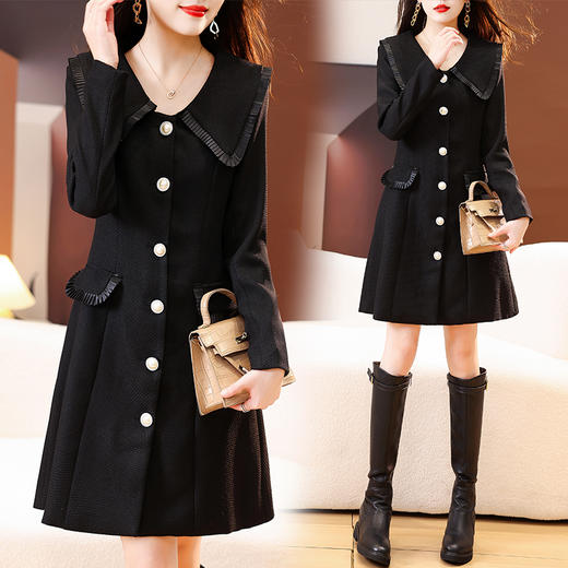 新款女装，休闲时尚气质优雅通列减龄韩版简约香风百搭上衣外套HR-LMJY2295 商品图1