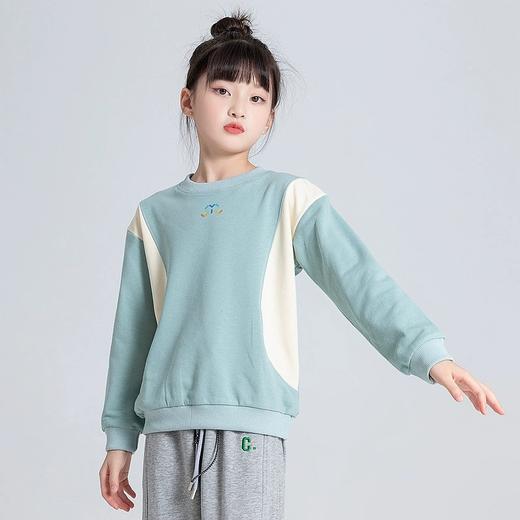 儿童圆领拼接卫衣 商品图4