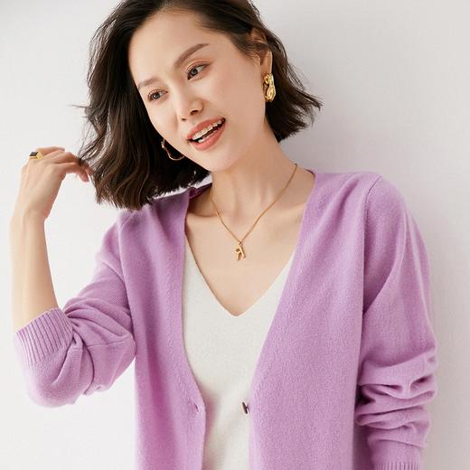 MOMMY KIKO  羊毛V领开衫&包芯纱吊带 商品图3