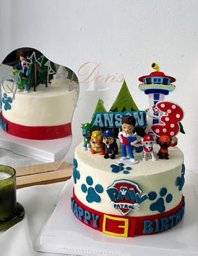 黑巢-汪汪队立大功生日蛋糕