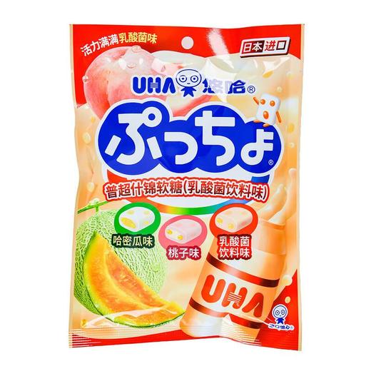 悠哈普超乳酸菌味什锦软糖90g 商品图0