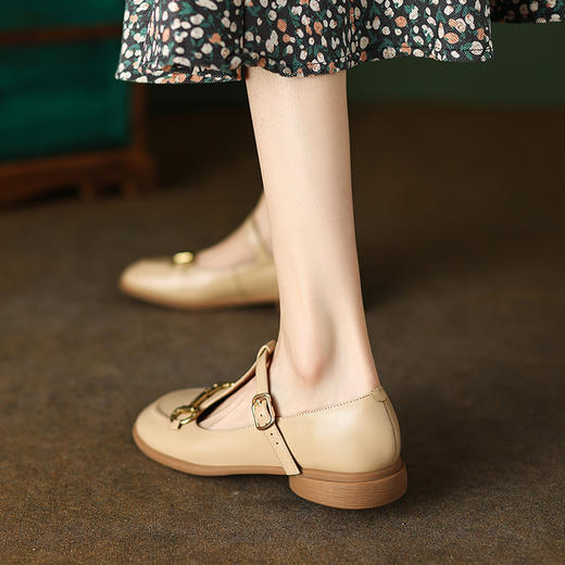 时尚气质，里外全皮玛丽珍鞋YF-A3056 商品图5