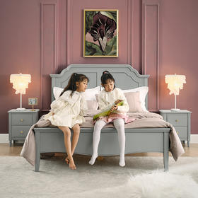 喜梦宝全实木成人床儿童床松木卧室家具 维多利亚