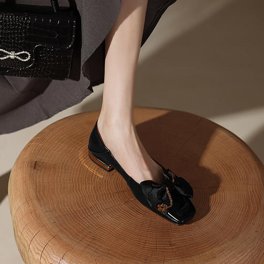 时尚气质，里外全真皮平底单鞋YF-D2067-10 商品图8