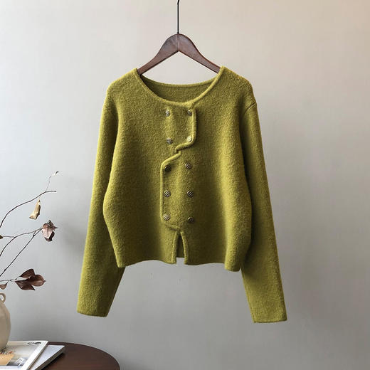优雅小香风针织外套 可单穿 可内搭 小个子法式短款 开衫针织衫女毛衣外搭 商品图6
