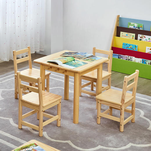 喜梦宝儿童桌椅套装幼儿园桌子宝宝玩具桌幼儿阅读学习书桌小椅子 商品图2
