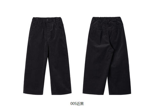 jnby  23年春款  简约百搭水洗绒布直筒长裤  1N2E14230 商品图8