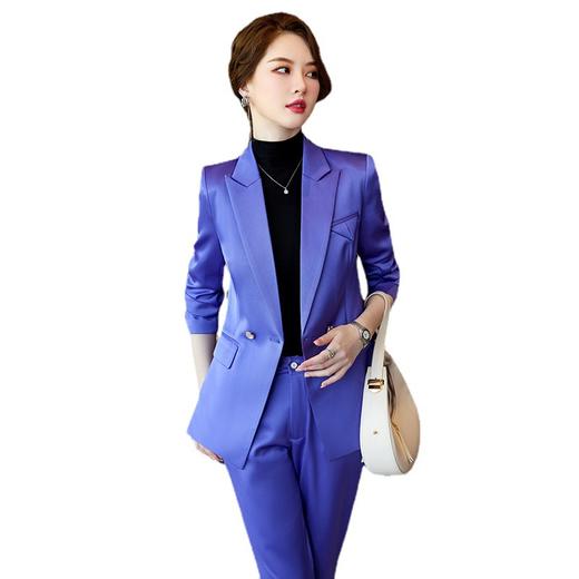 XZ-2228 正装女气质女神范大学生上班工作服春秋套装职业时尚西服西装韩版 商品图4