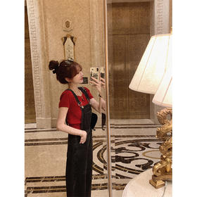 XS码 金蘑菇菇 Cherry全羊毛小红莓上衣 /盐甜系韩版宽松