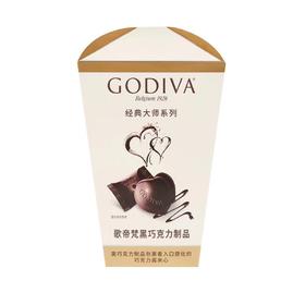 歌帝梵盒装黑巧克力制品117g/盒
