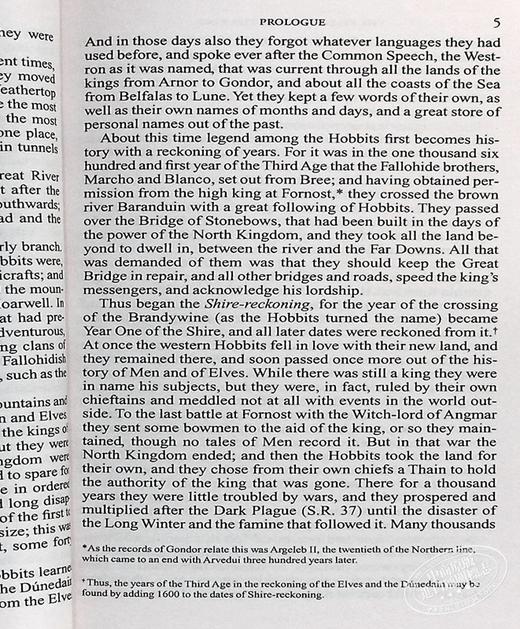 【中商原版】 魔戒三部曲 3本套装 英文原版 The Lord of the Rings John Ronald Reuel Tolkien 商品图5