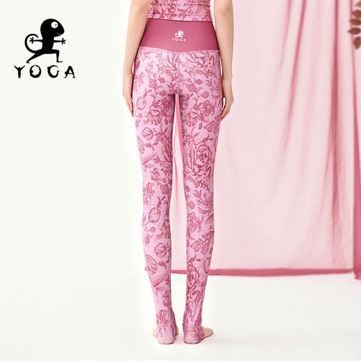 【现货秒发】壁虎瑜伽《佳期如梦》限量款印花瑜伽12分裤 【可定制】（标准码）清仓 商品图6