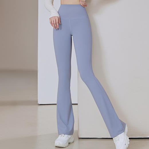 2024春夏微喇女健身紧身提臀速干透气高腰显瘦修身优雅阔腿运动瑜伽喇叭裤【2.1系列】 商品图0