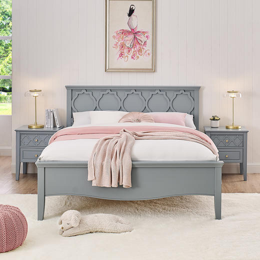 喜梦宝轻奢成人床儿童床男孩床女孩公主床卧房家具 瑞拉 商品图3